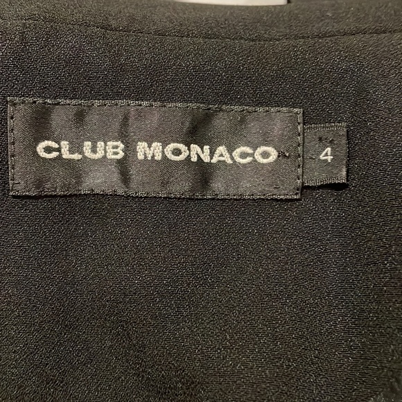 (2/$10) ⭐️HP⭐️ Club Monaco Classic Black Suite Jacket (tears in inner lining) - Picture 3 of 6